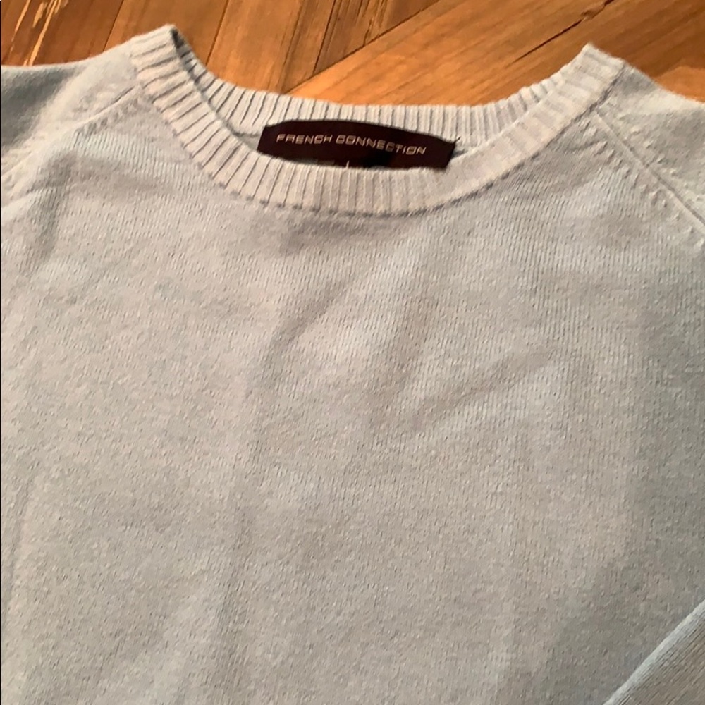 VVGUC French Connection sky blue sweater